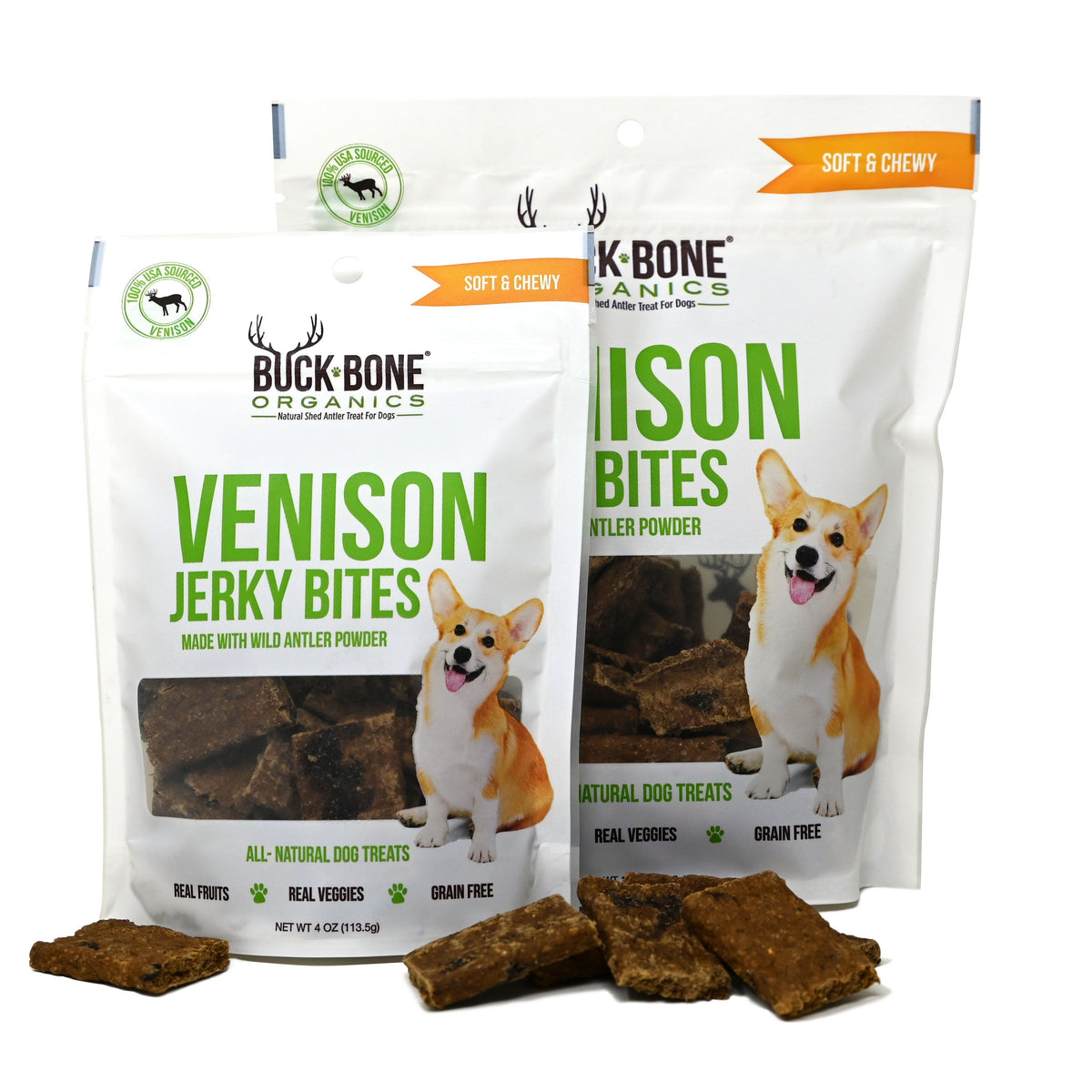 Venison Jerky Bites– Buck Bone Organics