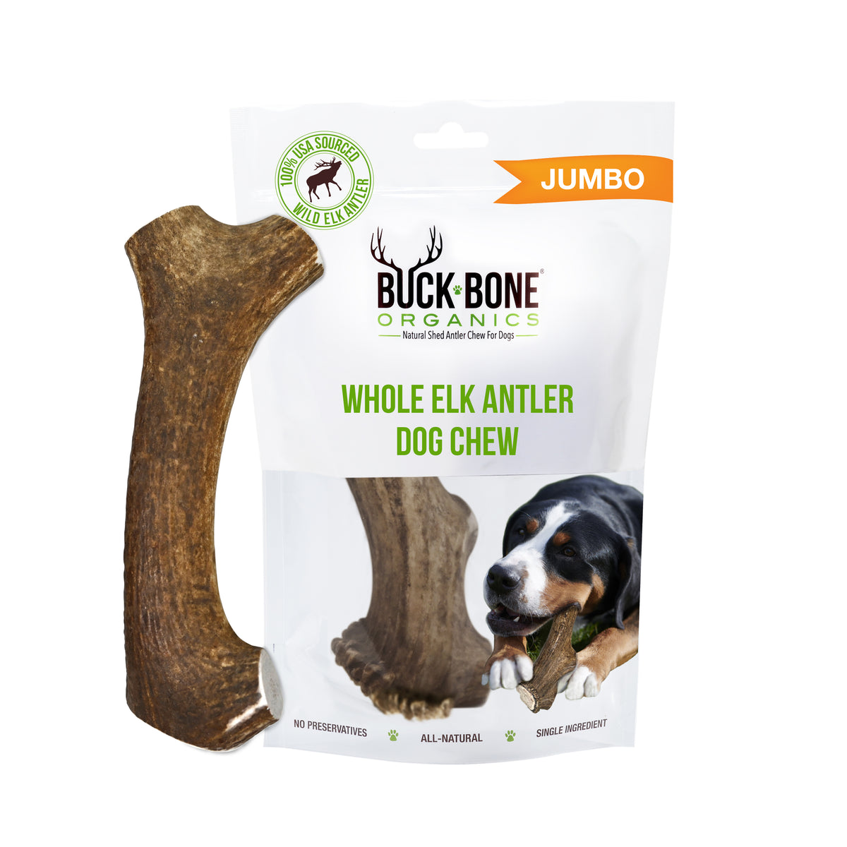 Elk Antler Dog Chew Jumbo Whole