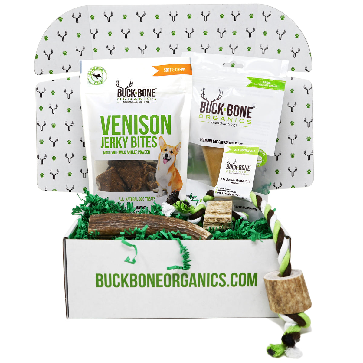 Medium Whole Elk Bundle Box Buck Bone Organics