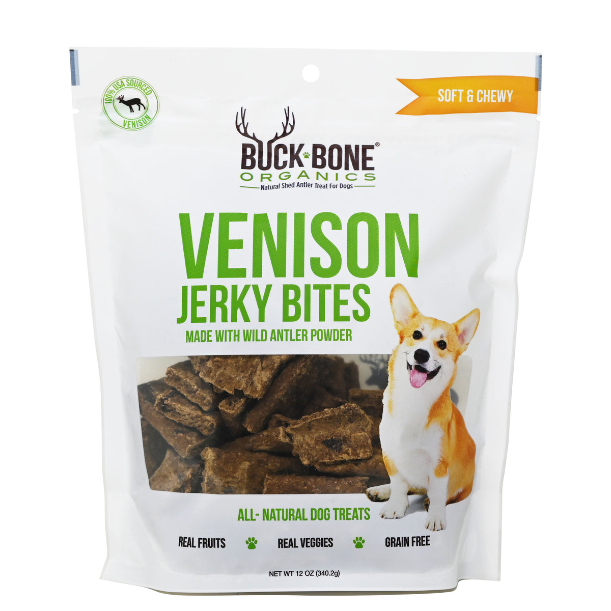 Venison jerky for store dogs